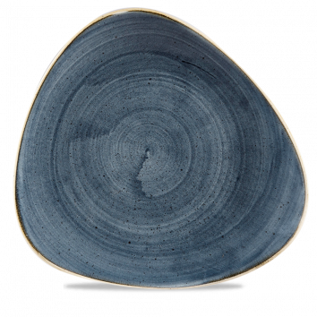 31.1cm Stonecast Blueberry Triangle Plate