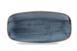 Stonecast Blueberry Grey Chefs Oblong Plate