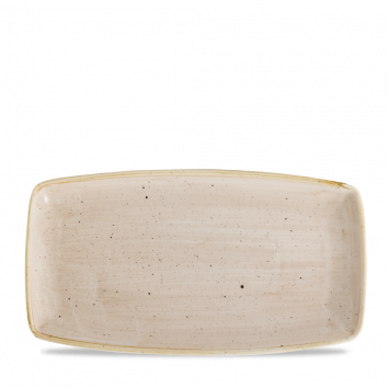 Stonecast Nutmeg Cream Oblong Plate
