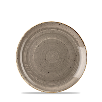 Stonecast Peppercorn Grey Coupe Plate