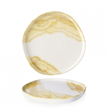 Tide Gold Walled Plate