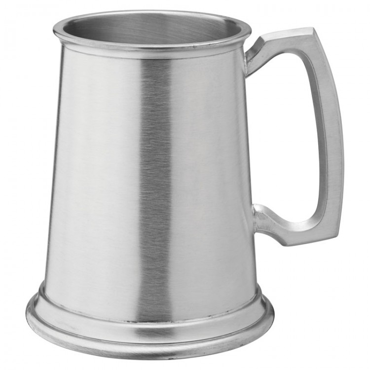 F92002 albandy brushed pewter tankard