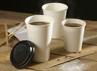 dispo paper cup with coffee opt