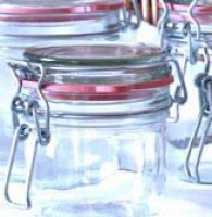 Glass Terrine Jars & Storage Jars