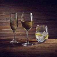 Vicrila Wine Glasses and Tumblers with drinks