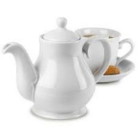 Churchill White Sandringham Teapot