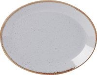 Stone Porcelite Seasons Oval Plate