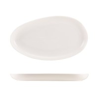 WhiteOrganicOvalPlate