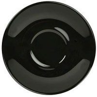 135mm Black Porcelain Saucer