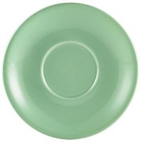 135mm Green Porcelain Saucer