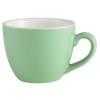 Green Porcelain Bowl Shaped Espresso Cup