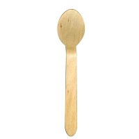 Wooden Tea Spoon for Takeaway - Buffet