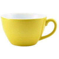 Yellow Porcelain Bowl Shaped Cup
