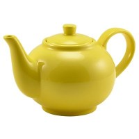 Porcelain YELLOW 4-5 Cup Teapot 