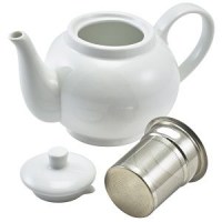 Genware Porcelain Teapot with Infuser