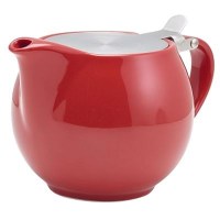 Red Porcelain Teapot