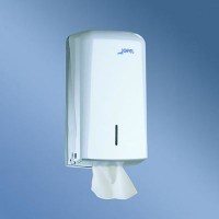 JLM Bulk Pack Toilet Tissue Dispenser WHITE PLASTIC
