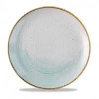 Stonecast Accents Duck Egg Coupe Plate