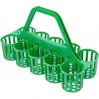 Plastic Glass Collection Carrier