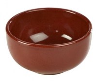 Rustic Stoneware Bowl in RED