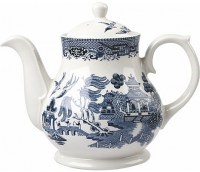 Churchill Blue Willow Tea Pot