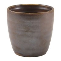 Rustic Copper Terra Porcelain Chip Cup