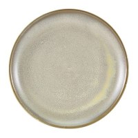 Grey Terra Porcelain Coupe Plate