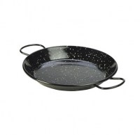 20cm Black Enamel Paella Pan