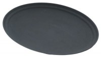 Heavy Duty Black Oval Fibreglass Tread Tray