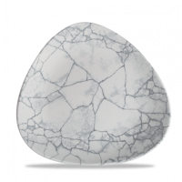 Kintsugi Pearl Grey Triangle Plate