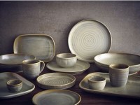 Matt Grey Terra Porcelain Rectangular Plate