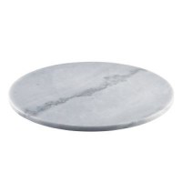 Round Grey Marble Platter