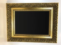 A2 Chalk Board with Ornate Gold Frame