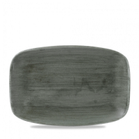Stonecast Burnished Green Chefs Oblong Plate