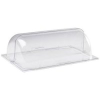 Polycarbonate Roll Top Cover for Melamine Buffet Platter 1-2 GN Size