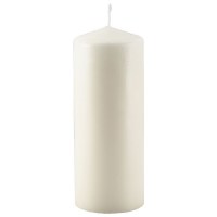100 Hour Pillar Candle Ivory Non-Drip 20x8cm