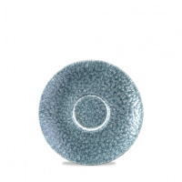 Churchill Raku Topaz Blue Espresso Saucer