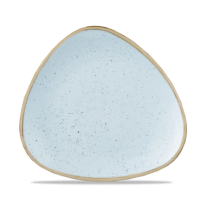22.9cm Stonecast Duck Egg Blue Triangle Plate