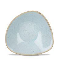 18.5cm Stonecast Duck Egg Blue Triangle Bowl