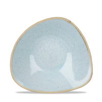 23.5cm Stonecast Duck Egg Blue Triangle Bowl