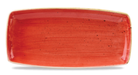 29.5cm Stonecast Berry Red Oblong Plate