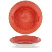 31cm Stonecast Berry Red Coupe Bowl