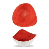 15.3cm Stonecast Berry Red Triangle Bowl