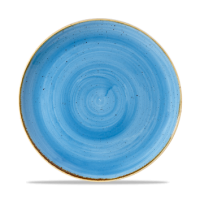 26cm Stonecast Cornflower Blue Coupe Plate