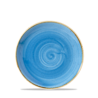 16.5cm Stonecast Cornflower Blue Coupe Plate