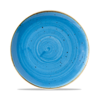 21.7cm Stonecast Cornflower Blue Coupe Plate