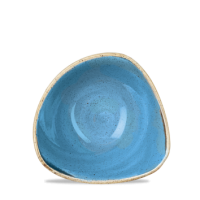 15.3cm Stonecast Cornflower Blue Triangle Bowl