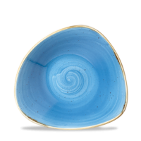 18.5cm Stonecast Cornflower Blue Triangle Bowl