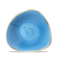 23.5cm Stonecast Cornflower Blue Triangle Bowl