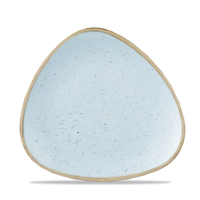 19.2cm Stonecast Duck Egg Blue Triangle Plate